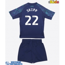 Leicester City Oliver Skipp #22 Replica Away Minikit 2025-26 Short Sleeve (+ pants)